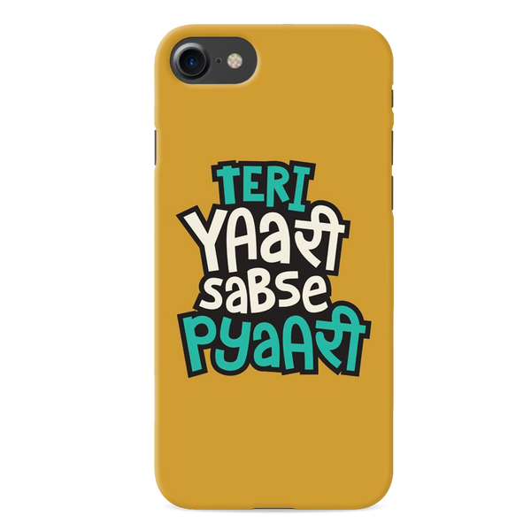 Teri Yari sabse pyari Printed Slim Cases and Cover for iPhone 8