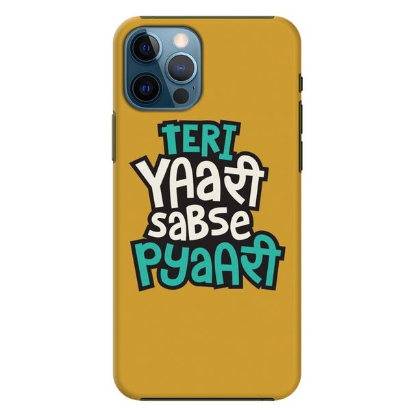 Teri Yari sabse pyari Printed Slim Cases and Cover for iPhone 12 Pro