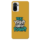 Teri Yari sabse pyari Printed Slim Cases and Cover for Redmi Note 10