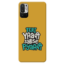 Teri Yari sabse pyari Printed Slim Cases and Cover for Redmi Note 10T