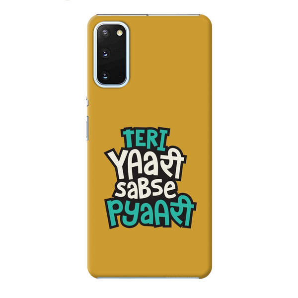 Teri Yari sabse pyari Printed Slim Cases and Cover for Galaxy S20 Plus