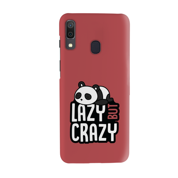 Lazy but crazy Printed Slim Cases and Cover for Galaxy A20