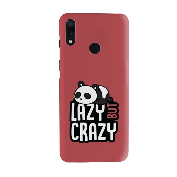 Lazy but crazy Printed Slim Cases and Cover for Redmi Note 7 Pro