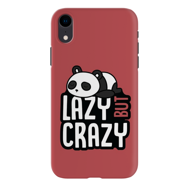 Lazy but crazy Printed Slim Cases and Cover for iPhone XR