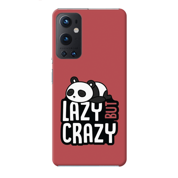 Lazy but crazy Printed Slim Cases and Cover for OnePlus 9 Pro