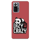 Lazy but crazy Printed Slim Cases and Cover for Redmi Note 10 Pro
