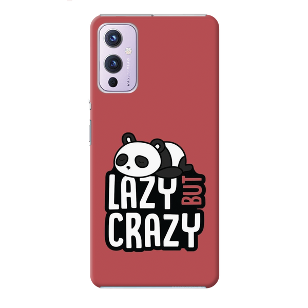 Lazy but crazy Printed Slim Cases and Cover for OnePlus 9