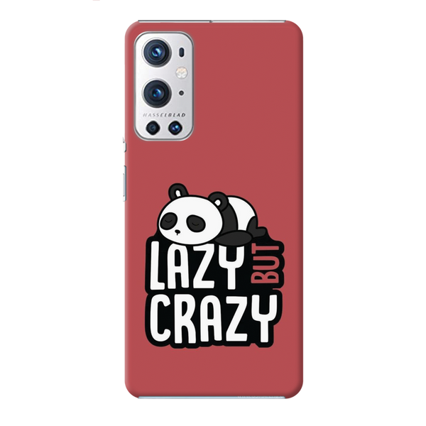 Lazy but crazy Printed Slim Cases and Cover for OnePlus 9R