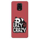 Lazy but crazy Printed Slim Cases and Cover for Redmi Note 9 Pro Max
