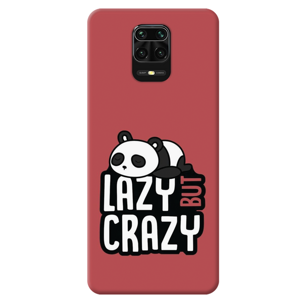 Lazy but crazy Printed Slim Cases and Cover for Redmi Note 9 Pro Max