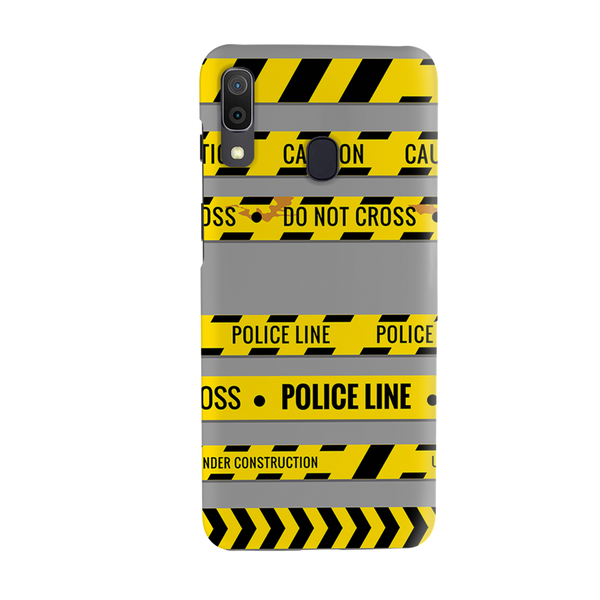 Police line Printed Slim Cases and Cover for Galaxy A20