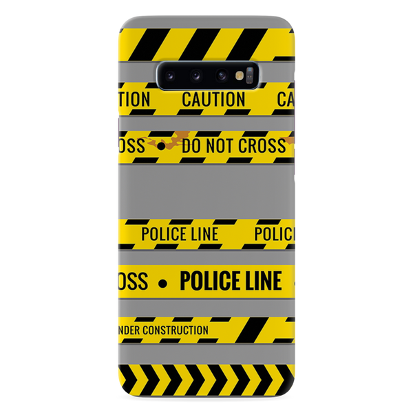 Police line Printed Slim Cases and Cover for Galaxy S10 Plus
