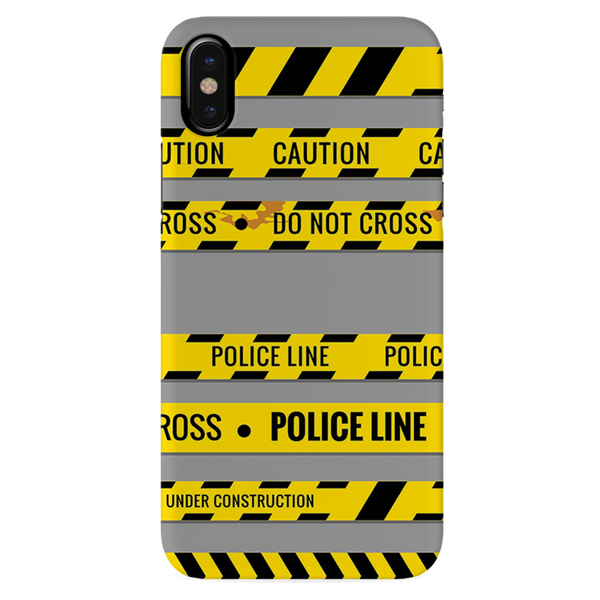 Police line Printed Slim Cases and Cover for iPhone XS