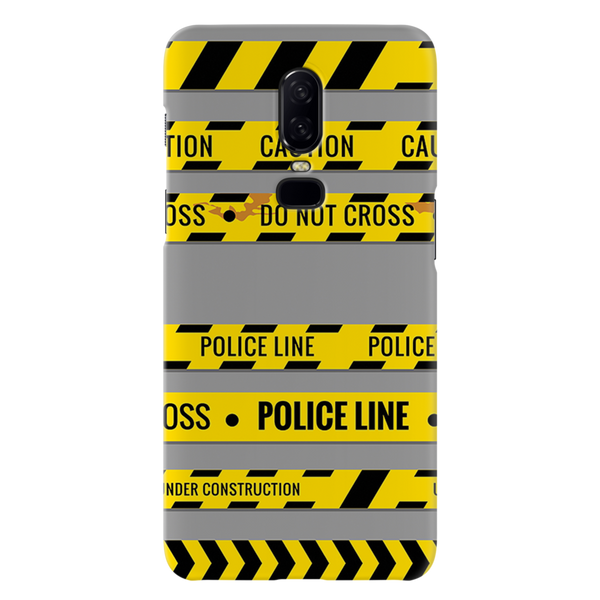 Police line Printed Slim Cases and Cover for OnePlus 6