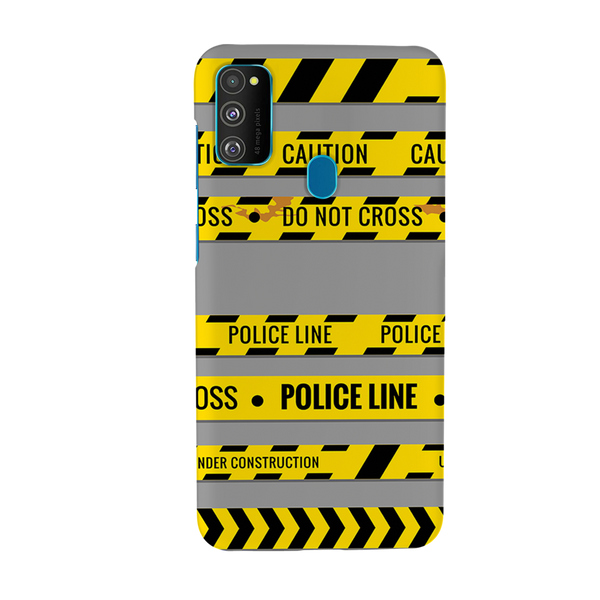 Police line Printed Slim Cases and Cover for Galaxy M30S