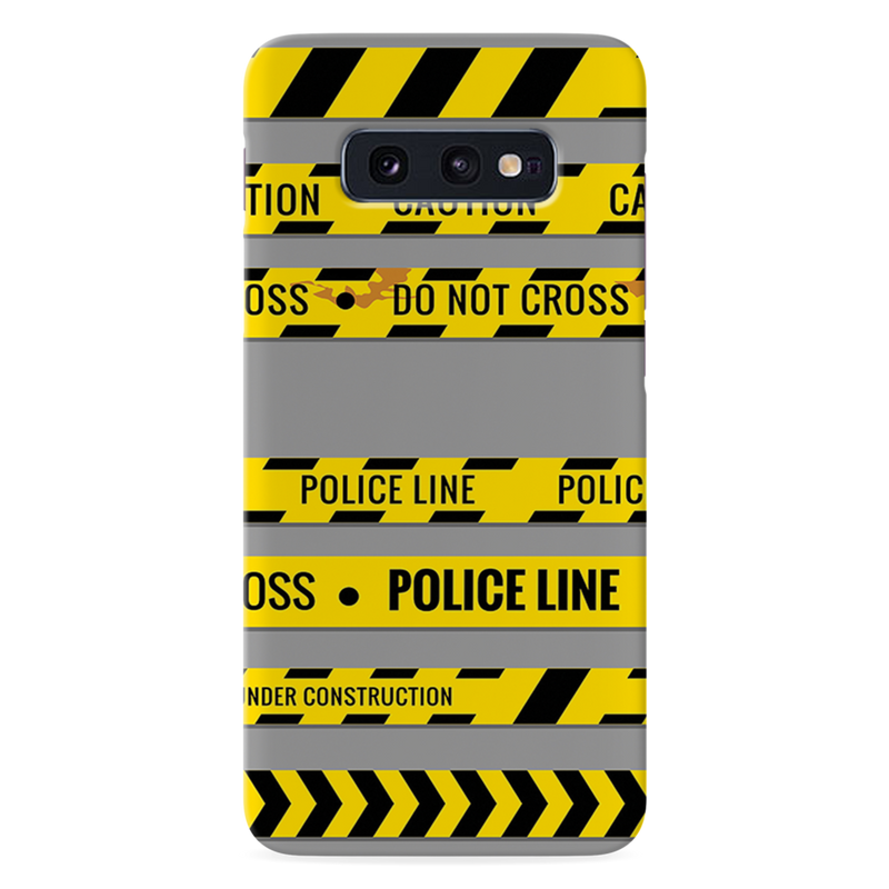 Police line Printed Slim Cases and Cover for Galaxy S10E