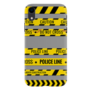 Police line Printed Slim Cases and Cover for iPhone XR