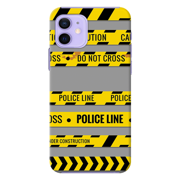Police line Printed Slim Cases and Cover for iPhone 12