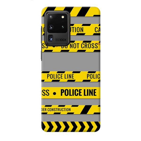 Police line Printed Slim Cases and Cover for Galaxy S20 Ultra