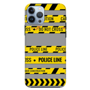 Police line Printed Slim Cases and Cover for iPhone 13 Pro Max