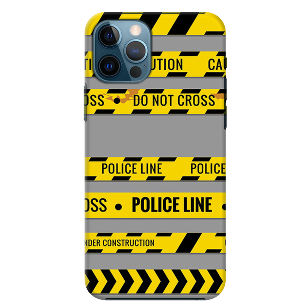 Police line Printed Slim Cases and Cover for iPhone 12 Pro