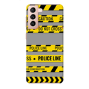 Police line Printed Slim Cases and Cover for Galaxy S21 Plus
