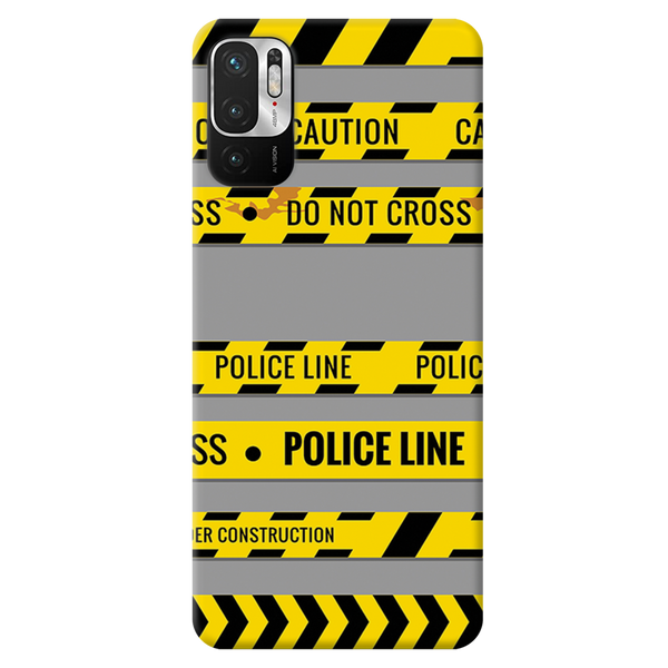 Police line Printed Slim Cases and Cover for Redmi Note 10T