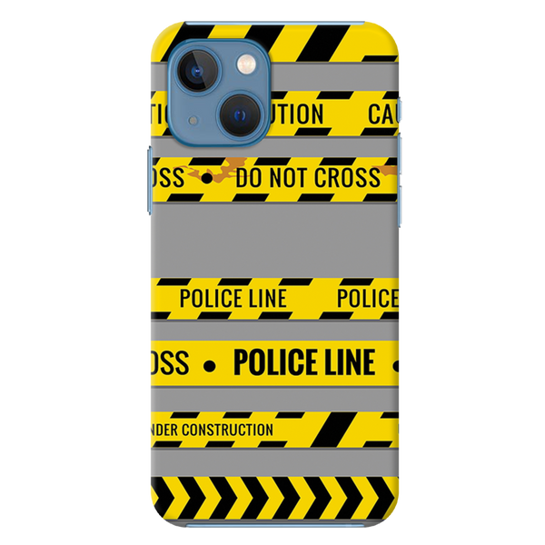 Police line Printed Slim Cases and Cover for iPhone 13