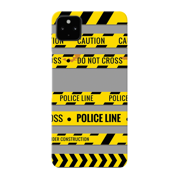 Police line Printed Slim Cases and Cover for Pixel 4A