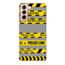 Police line Printed Slim Cases and Cover for Galaxy S21