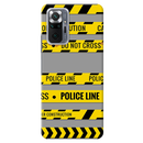 Police line Printed Slim Cases and Cover for Redmi Note 10 Pro Max
