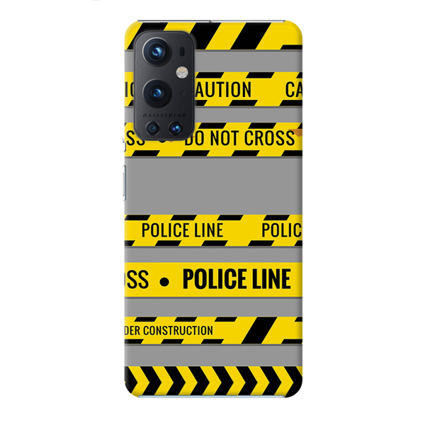 Police line Printed Slim Cases and Cover for OnePlus 9 Pro