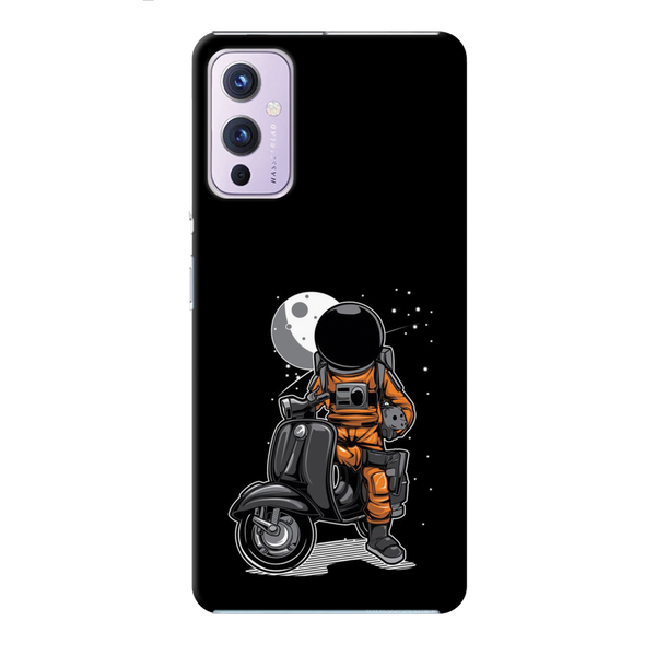 Astronaut scooter Printed Slim Cases and Cover for OnePlus 9