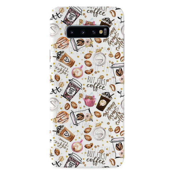 Coffee first Printed Slim Cases and Cover for Galaxy S10 Plus