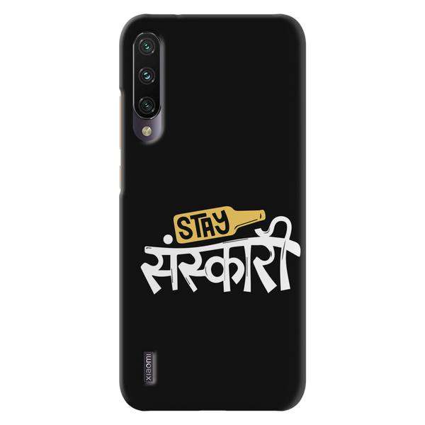 Stay Sanskari Printed Slim Cases and Cover for Redmi A3
