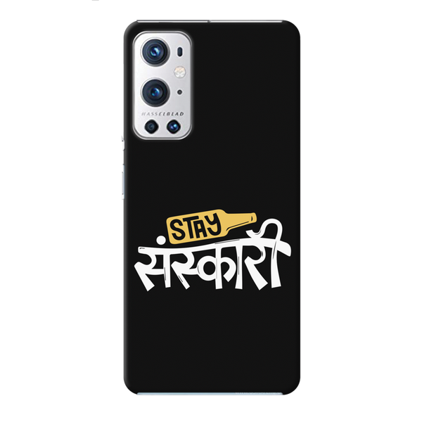 Stay Sanskari Printed Slim Cases and Cover for OnePlus 9R