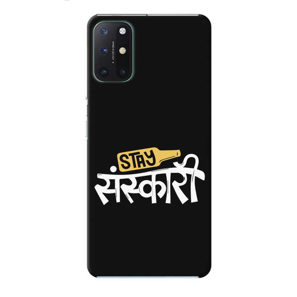 Stay Sanskari Printed Slim Cases and Cover for OnePlus 8T