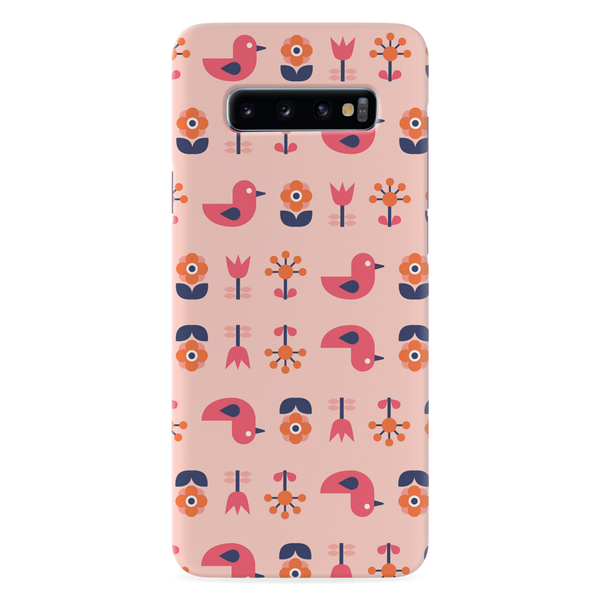 Duck and florals Printed Slim Cases and Cover for Galaxy S10