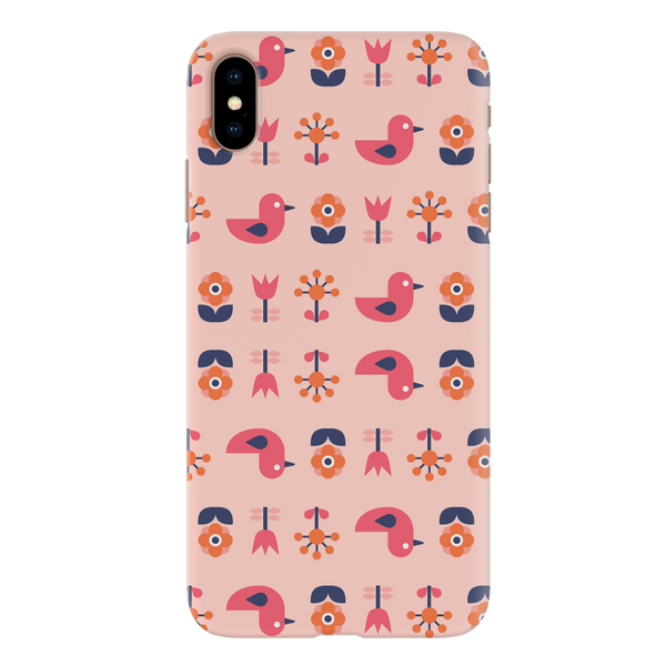 Duck and florals Printed Slim Cases and Cover for iPhone XS Max