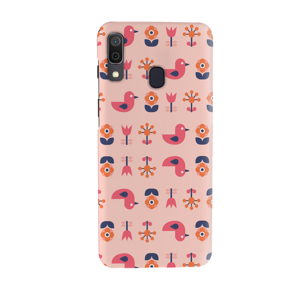 Duck and florals Printed Slim Cases and Cover for Galaxy A20