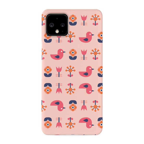 Duck and florals Printed Slim Cases and Cover for Pixel 4 XL