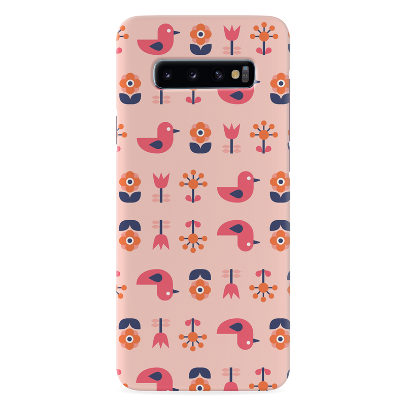 Duck and florals Printed Slim Cases and Cover for Galaxy S10 Plus
