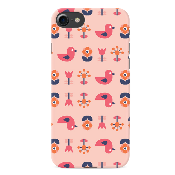 Duck and florals Printed Slim Cases and Cover for iPhone 8
