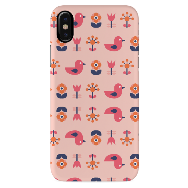 Duck and florals Printed Slim Cases and Cover for iPhone XS