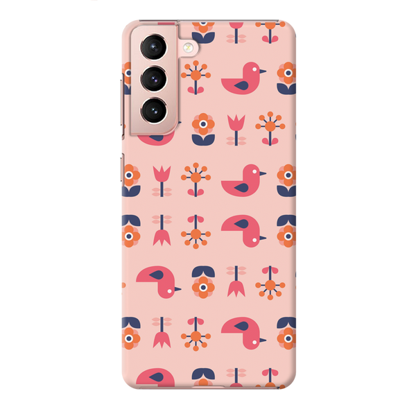 Duck and florals Printed Slim Cases and Cover for Galaxy S21 Plus