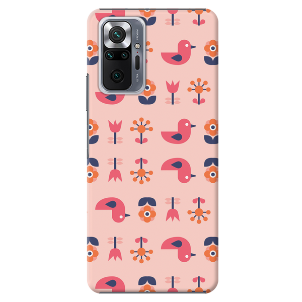 Duck and florals Printed Slim Cases and Cover for Redmi Note 10 Pro Max