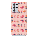 Duck and florals Printed Slim Cases and Cover for Galaxy S21 Ultra