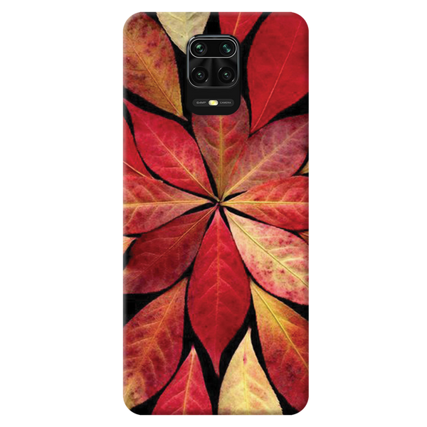 Red Leaf Printed Slim Cases and Cover for Redmi Note 9 Pro Max