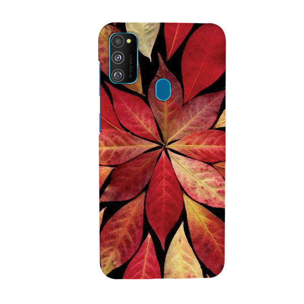 Red Leaf Printed Slim Cases and Cover for Galaxy M30S