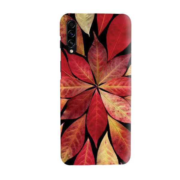 Red Leaf Printed Slim Cases and Cover for Galaxy A70
